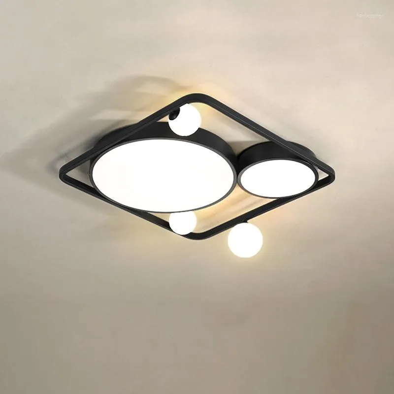 Plafoniere Lampada moderna a LED Design creativo Montaggio a incasso Luce Minimalista Decorazioni per la casa Apparecchi di illuminazione per interni