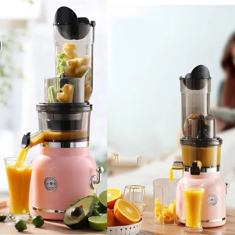 2023 BPA Free Wide Chute Slow Juicer With Cold Press Face Extractor For