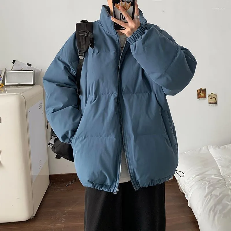 Hommes vers le bas 2023 hiver D veste hommes Parkas épaissir chaud manteau hommes col montant vestes mode Streetwear rembourré vêtements d'extérieur B377