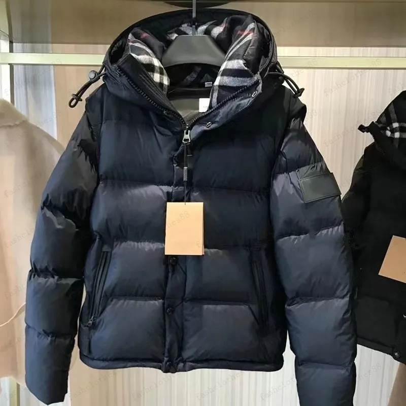 Tops qualité Hommes Parkas À Capuchon De Luxe Automne Hiver Style Manches Longues Vestes lettres imprimées manteaux manteaux en gros Hommes Femmes Coupe-Vent vers le bas Manteau