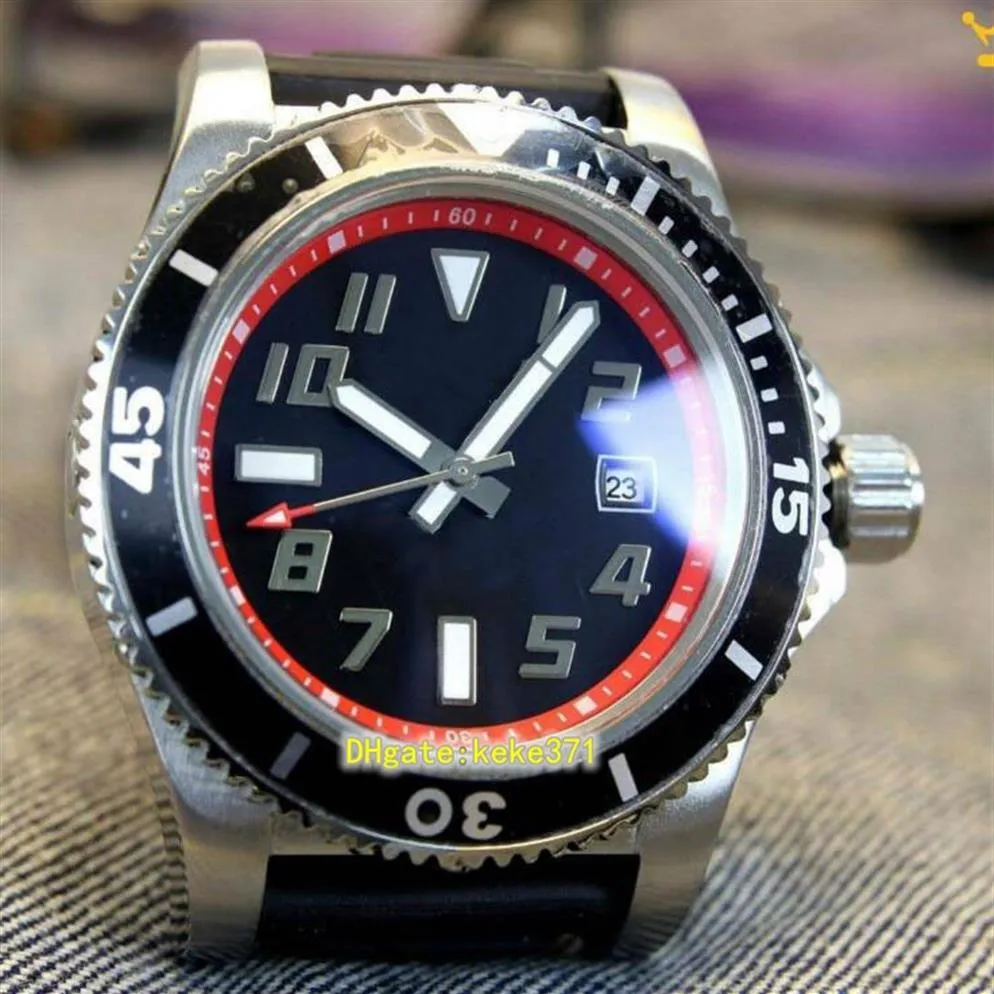 2 style Excellent High quality Wristwatches Superocean A1736402 BA31 224X A18BA 1 42mm Rubber Bands Strap Automatic mechanical Men2045