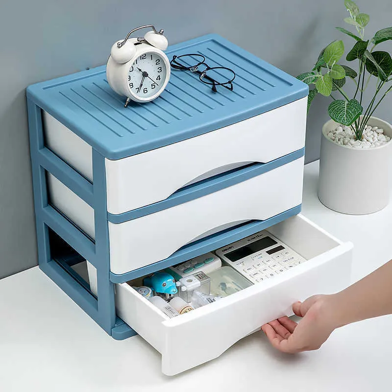 A4 Paper Organizer Lade Opbergdoos Multifunctionele bestandskast Pencolerhouder voor Office Desktop Tool