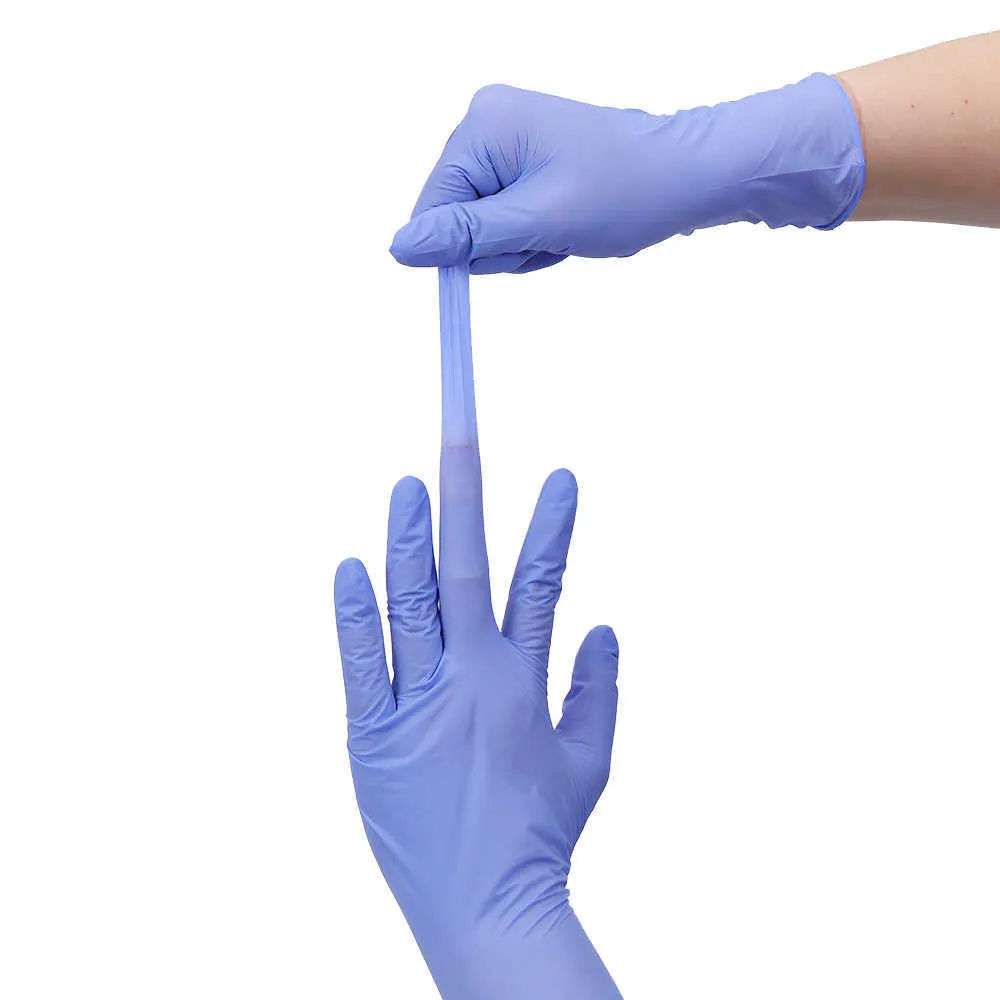 6 paren wegwerp waterdichte handschoenen groothandel reiniging hand nitril