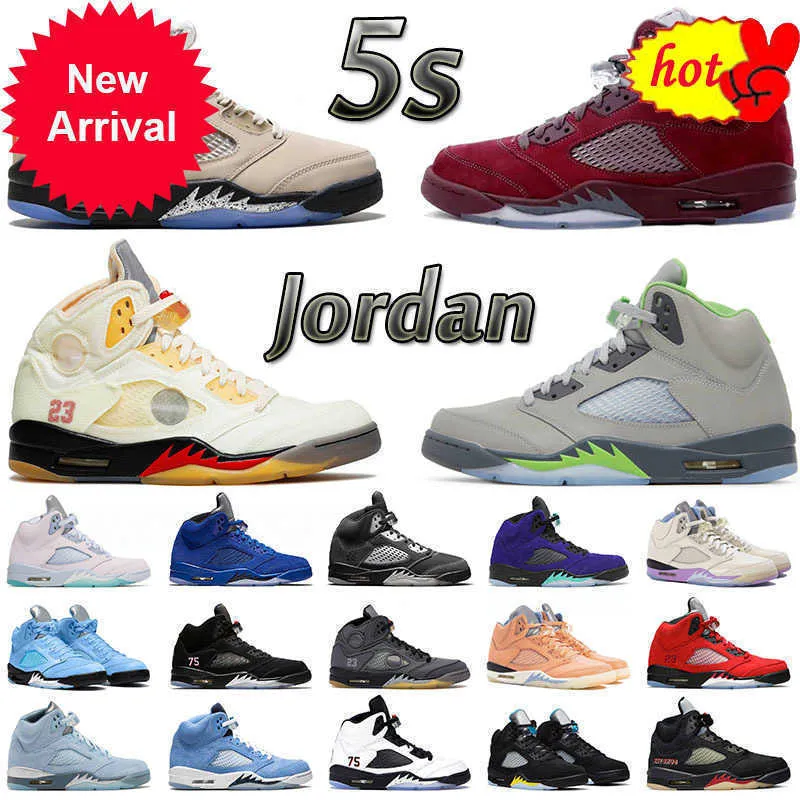 OG 2023 High Jumpman 5 Big 5 Basketball Shoes For Men Burgundy Fire Red, Florida Gators