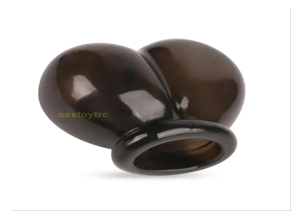 Silicone Testicle Pouch Squeezer Testicule Sac Sac Scrotum Bondage Gear Sac Érection Enhancer