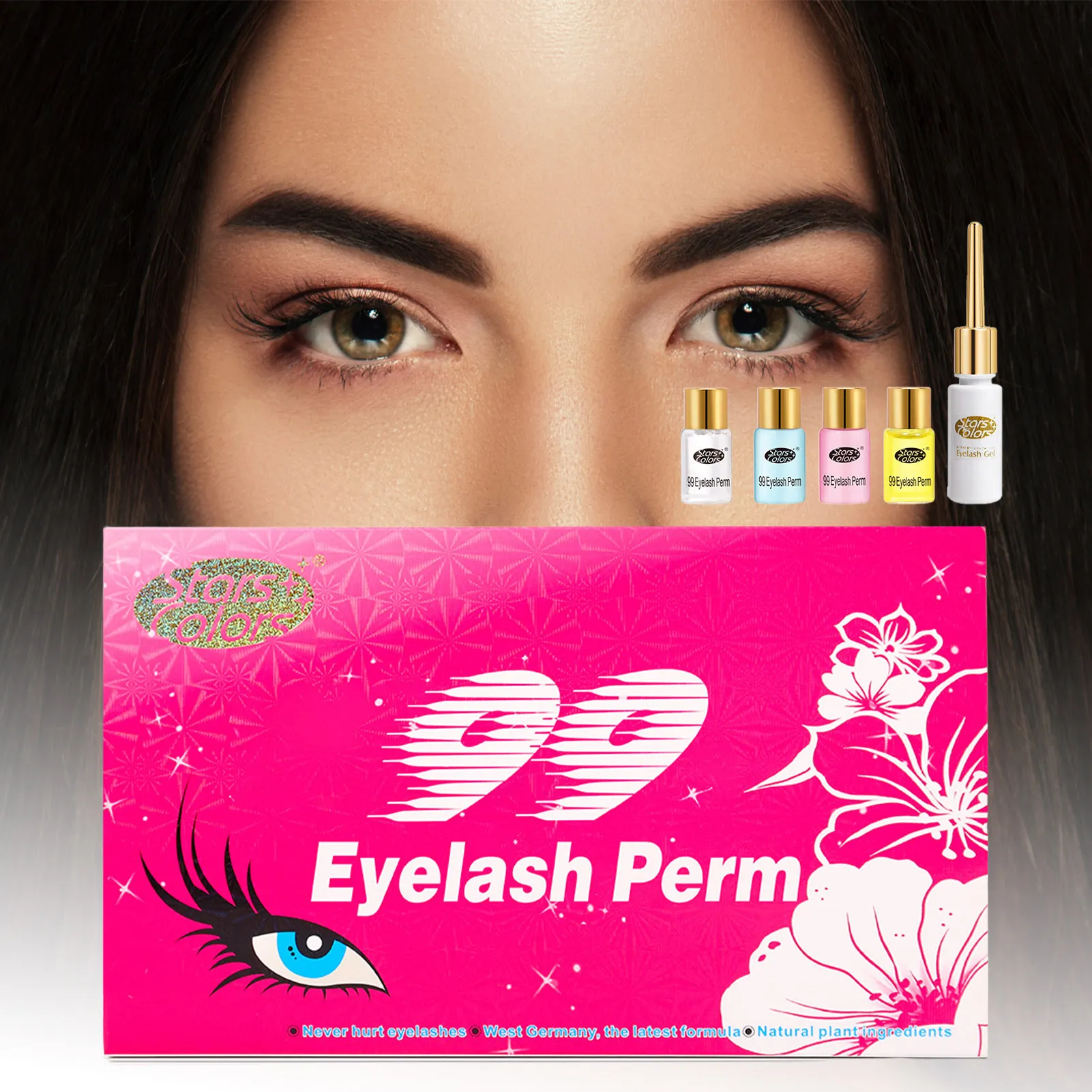 Eyelash Lift Kit Eye Lash f￶r Semi-Permanent Lash Professional och Perm Salon Home DIY Beauty