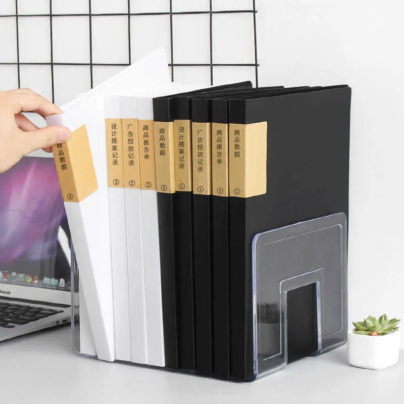 A4 Paper Pasta Storage Storage Padrod Board Book Book Clip Folding File Office Stationery School Supplies