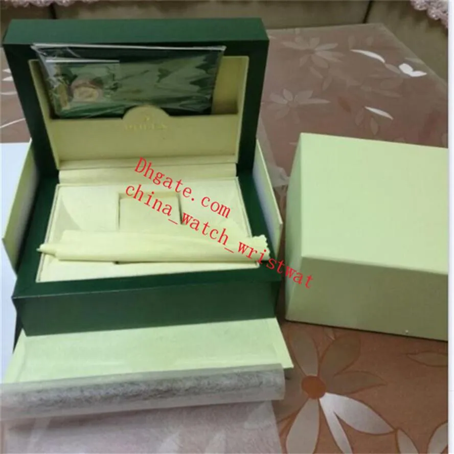 Dark Green Watch Boxes Gift Case for Watch Booklet Card and Papers 116610 116618 116613 114060 0 8 кг оригинальная коробка Top Calfate2468