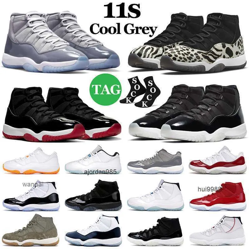 JORDAN JORDAM 2023 Cool Grey 11 11s Wide Width Basketball Shoes 25th