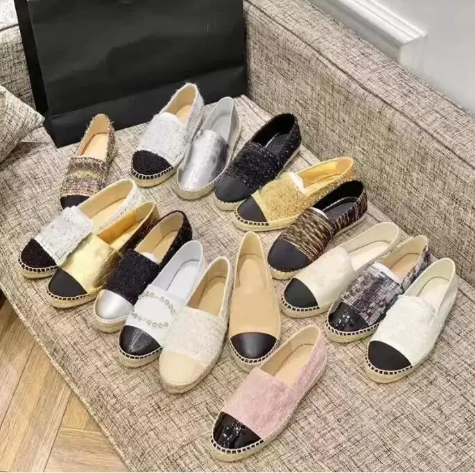 Casual Shoes Women slippers Espadrilles Summer ladies flat Beach Half Slipper fashion woman Loafers Fisherman canvas Shoe size 35-40