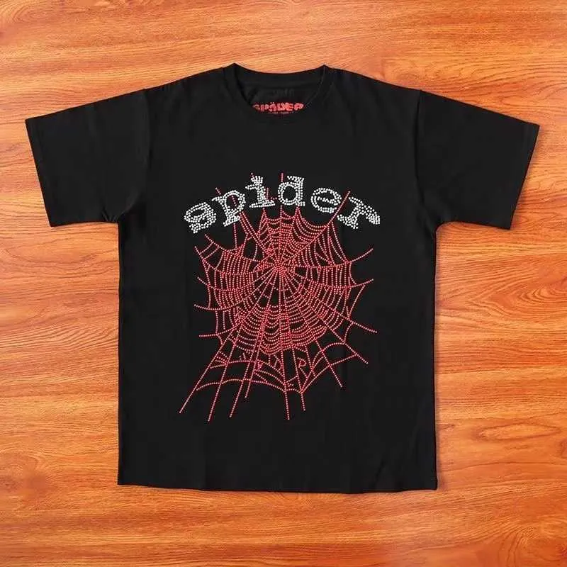555 Designer Hip Hop Style Sp5der t Shirt Spider Jumper European