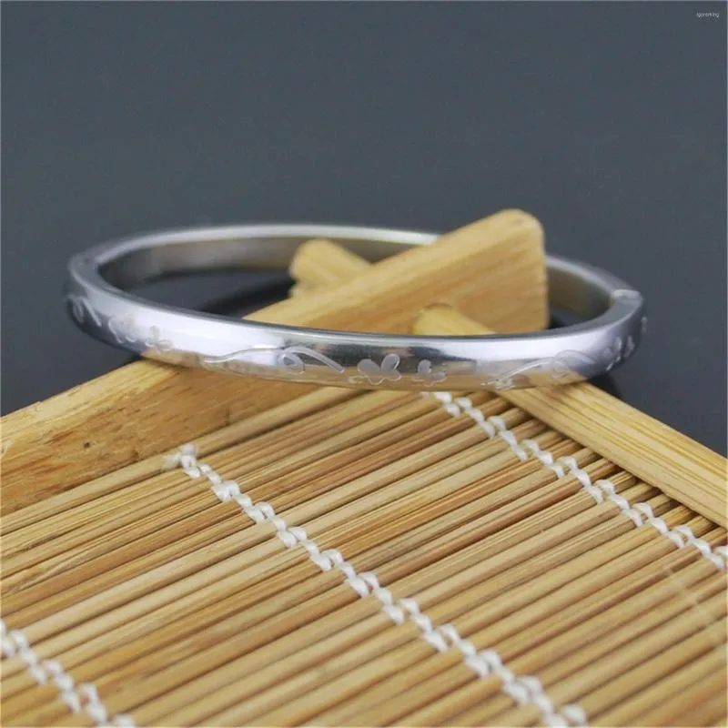 Bangle Children Bracelets For Girls And Boys Stainless Steel Butterfly Ethnic Silver Color Kids Baby Jewelry