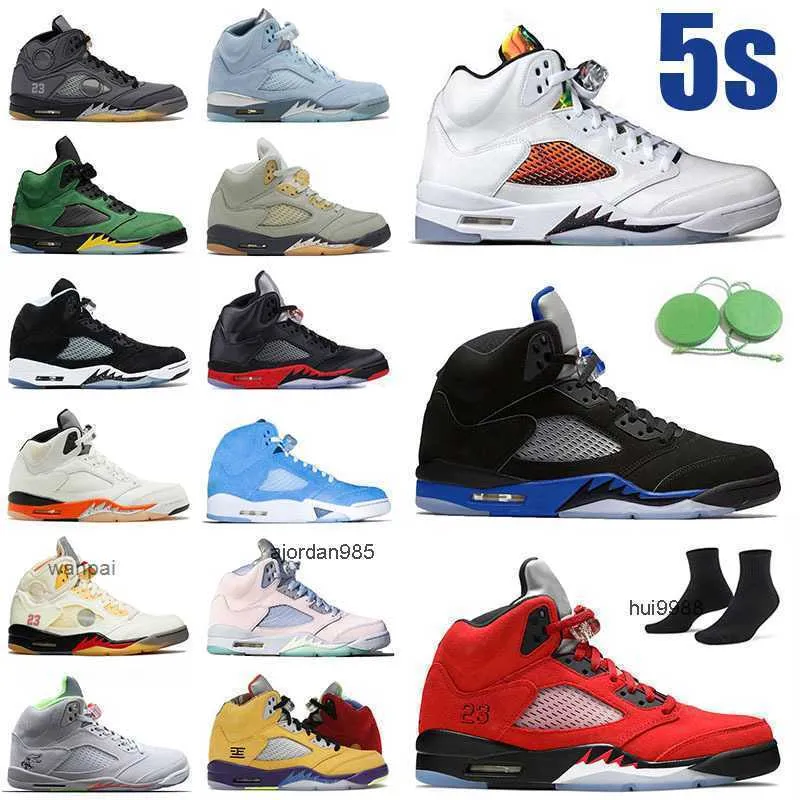 Profesyonel Jumpman 5 Basketbol Ayakkabıları 5s Erkekler Tasarımcı Spor ayakkabılar kask jade horizon mavi tavşan eğitmenleri paramparça paris jordam