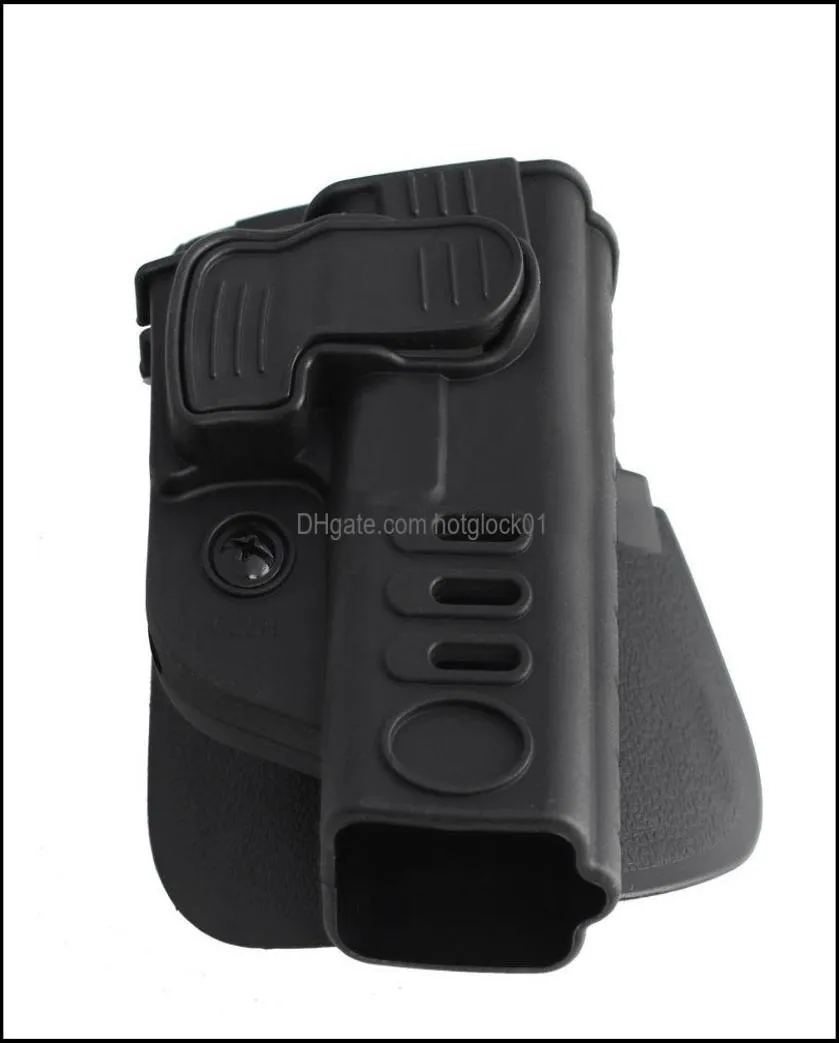 Andra taktiska tillbehör med lås taktisk glcok höger hand bälte pistol hölster glock g17 g19 g45 g22 g23 g31 g32 g34 g35 g ottma6919471