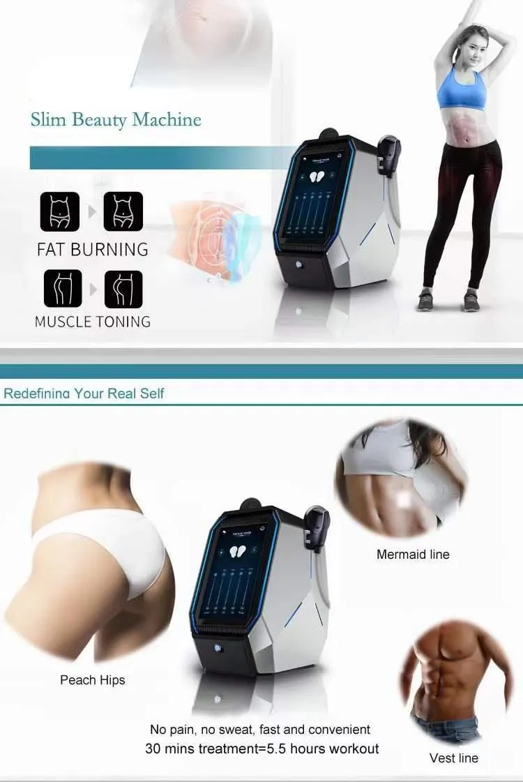 CE approved EMS body culpting Electric Muscle Stimulator Body Sculpting Machine / Beauty EMS