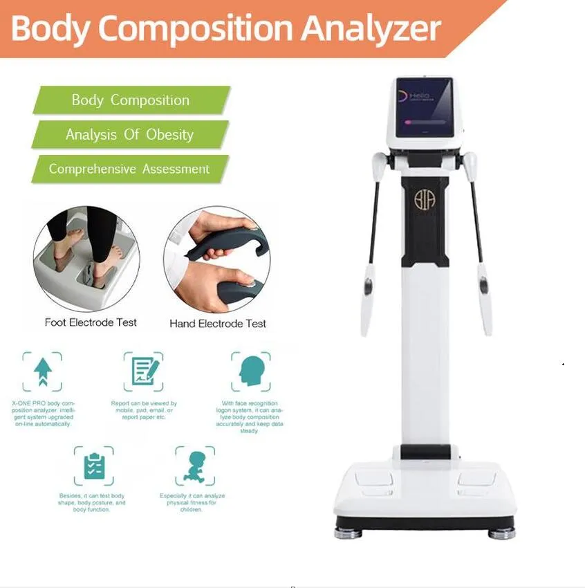 Inteligentny analizator skanera do przesuwania maszyny do testu tłuszczu w skanowaniu wskaźnika składu ciała Analiza urządzenia bio impedancji Analiza wyposażenia fitness