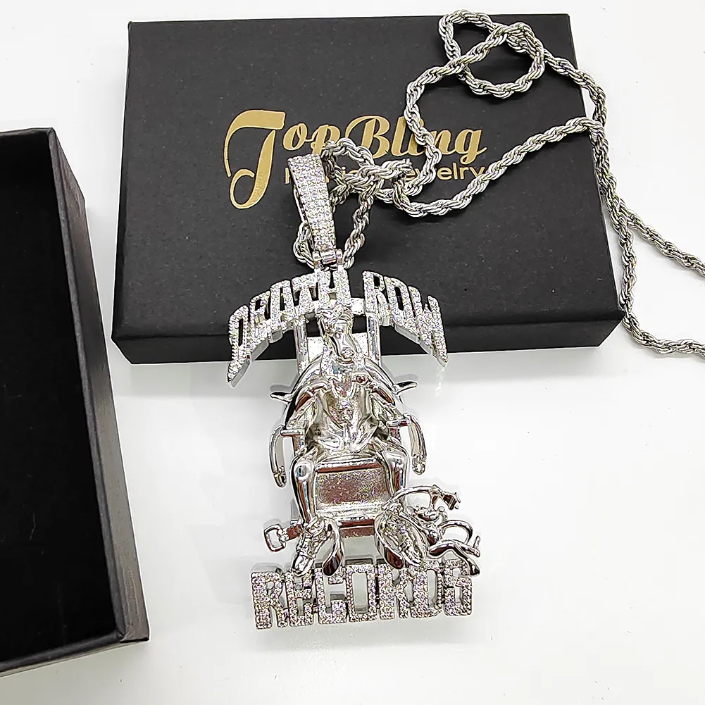 Death row 2024 records pendant silver