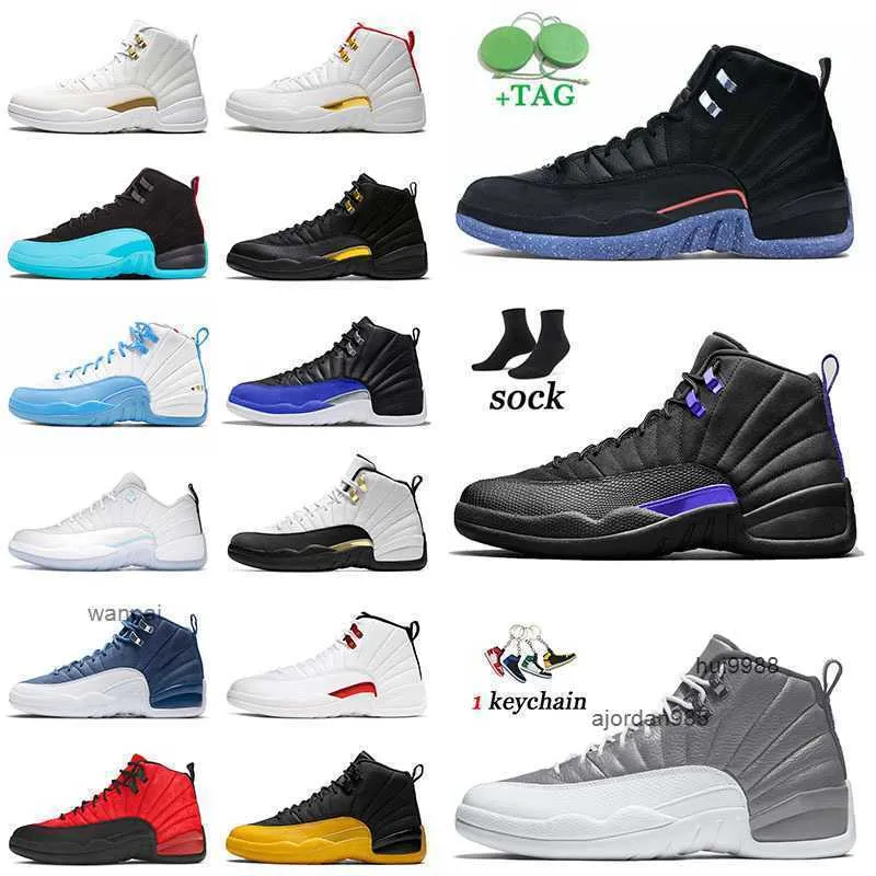 2023 12 Jumpman Hommes Arrivée Basketballs Chaussures Baskets Playoffs Furtif Grippe Jeu Royalty University Or 12s Sports Utility Grind Trainers JORDON JORDAB