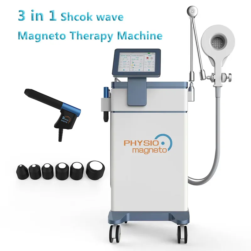 자기 요법 PMST Wave Magnetolith Physio Magneto 게인 웨이브 충격파 ESWT 기계.