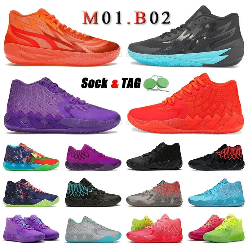 Mb.01 MB.02 Lamelo Ball Casual Shoes Mens Designer Sneakers US 9 12 ...