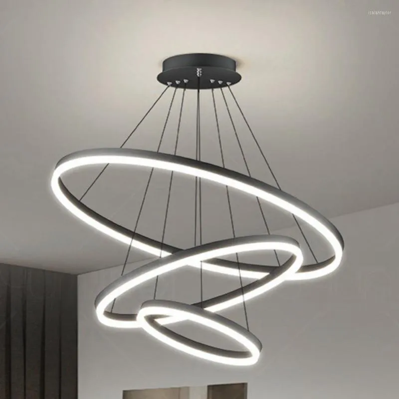 Hanglampen Noordse luxe LED kroonluchter verstelbare hangende lamp Hoge helderheid decoratie voor woonkamer eetkamer slaapkamer