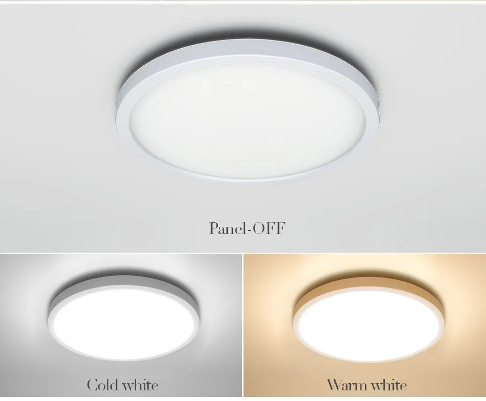 Plafoniera Led quadrata per illuminazione camera da letto 48W 36W 24W 18W per soggiorno