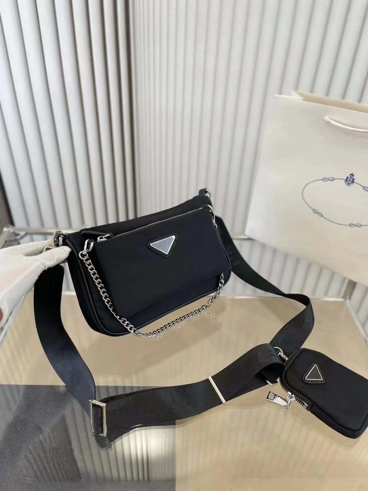 Designerskie torby kobiety Crossbody Totes moda nylon hobo torebki torebki torebki portfel plecak trzy w jednym