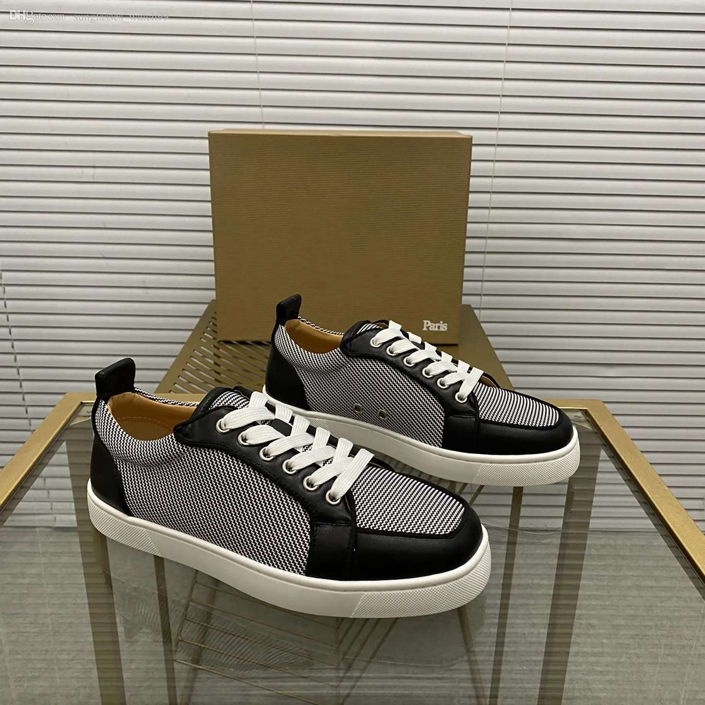 Stijlvolle Schoenen Met Studs Handgemaakte Echt Leer Designer Rock