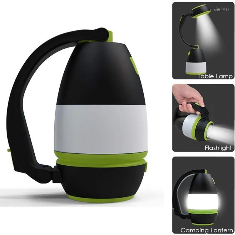 Przenośne latarnie 3 w 1 LED Camping Light Lampa biurka 5V USB ładowne na zewnątrz lampy turystyczne lampy lampy lampionowe namiot Lattern