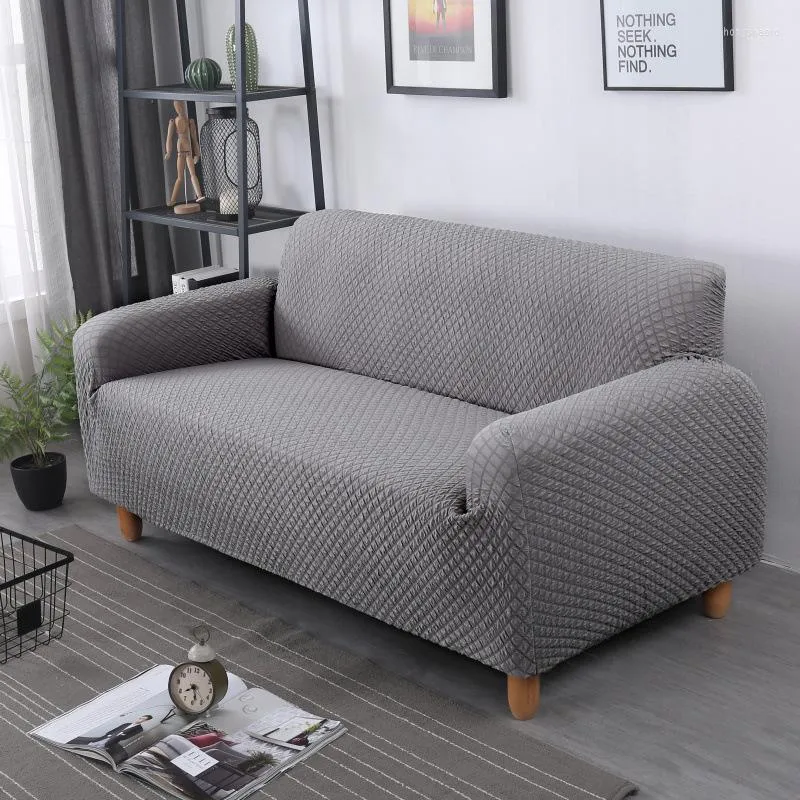 Stuhlhussen Einfache japanische Strickquadrat All-Inclusive-elastische Sofa-Set-Mattenabdeckung Vollverdickung Slip 2022