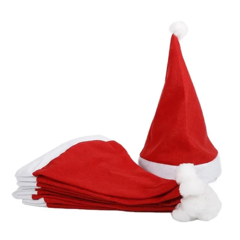 Sombrero de Navidad Santa niños decoraciones navideñas para suministros de fiesta de año nuevo hogar regalo de Papá Noel Navidad RRD02