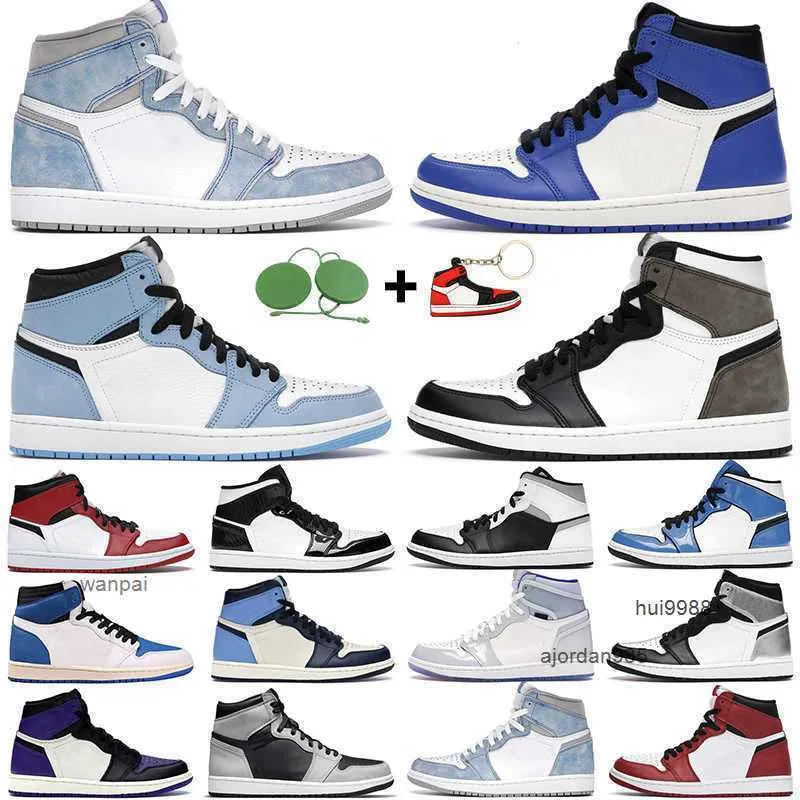 2023 Hommes Femmes Chaussures de basket-ball 1S High OG 1 Electro Orange Shadow 2.0 Hyper Royal Light Chicago Silver Toe Baskets de sport pour hommes JORDON JORDAB