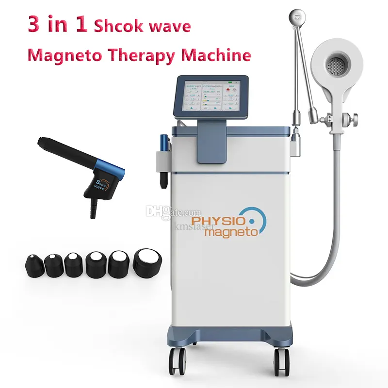PMST Wave Physio Magneto Máquina de terapia de ondas de choque pulsada para o sistema de regeneração e reabilitação dos ósseos musculares
