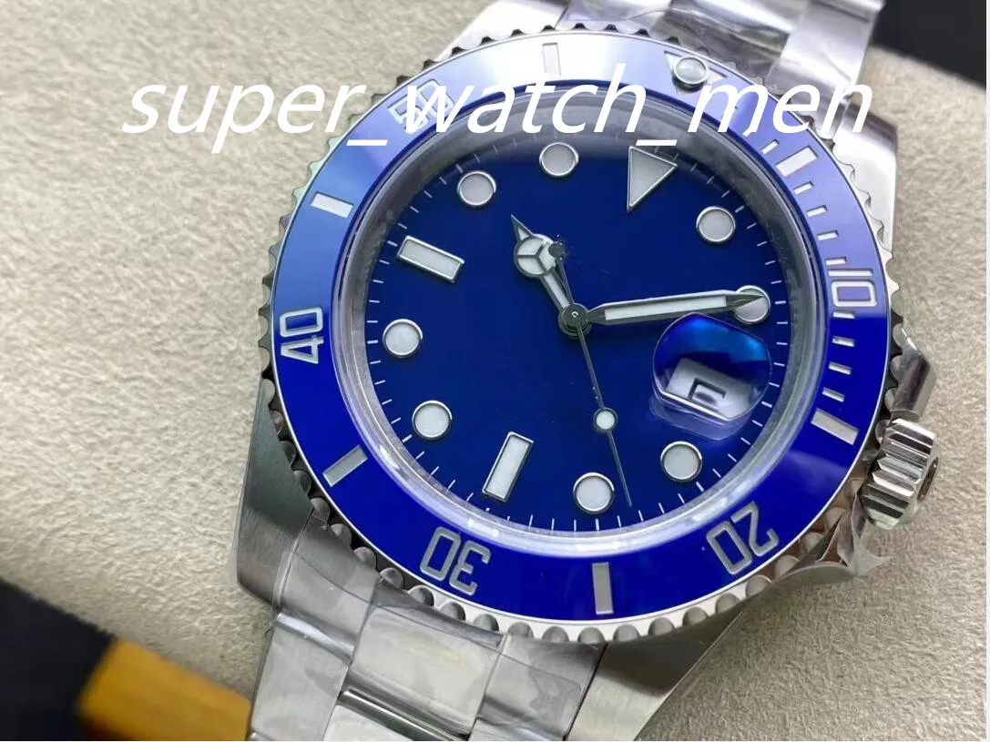 41mm Black Blue Men's Automatic Watch JVS Factory Cal.3235 Watches Clean Ceramic Bezel Eta Men Steel 126610 Dive Waterproof Wristwatches