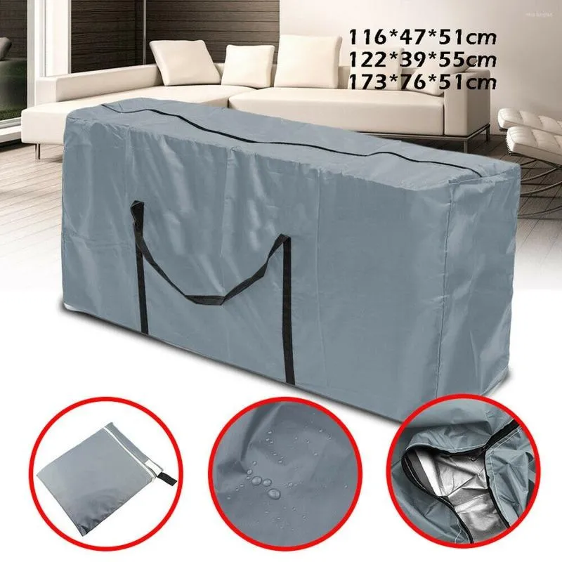 Storage Bags Gray Furniture Christmas Tree Bag Dustproof Heavy-duty Waterproof Outdoor Garden Zipper Protective Cover