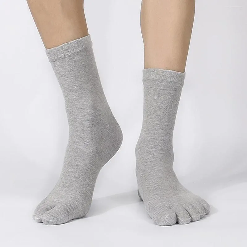 Men's Socks 1 Pair Unisex Men Women Comfortable Cotton Full Five Toe Finger Polyester Breath Sweat Sock High Quality