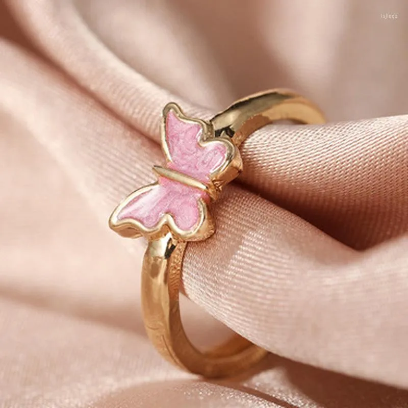 Anillos De Racimo Moda Esmalte Mariposa Abierto Mujer Para Pequeno Amante Pareja Anillo De Dedo Conjunto Amistad Fiesta Joyeria De 9 48 DHgate