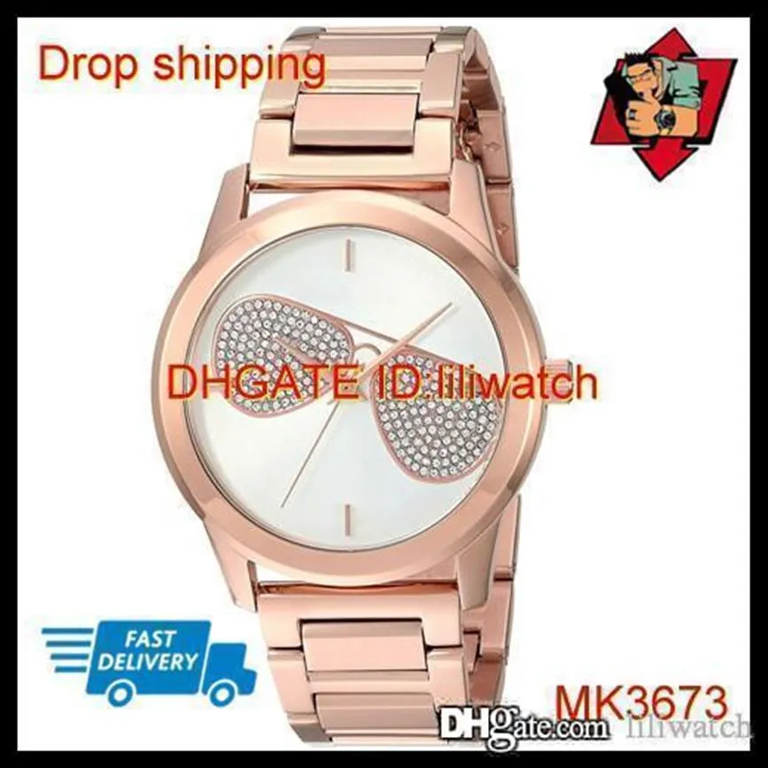 100% ORIGINAL JAPAN MOVEMENT DROP New Ladies MK3647 MK3672 MK3673 Hartman Designer Watch2974