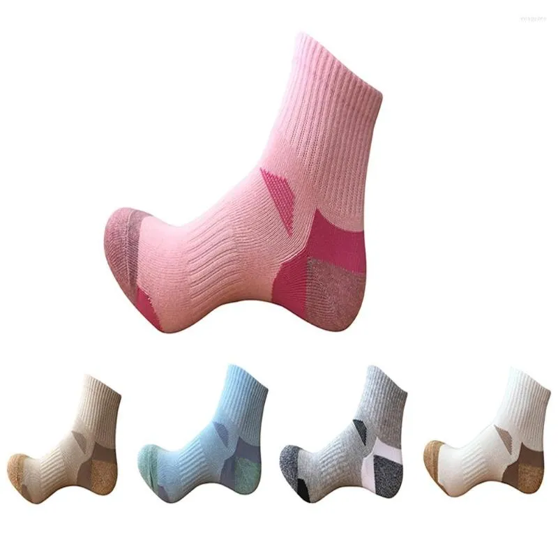 Men's Socks 5 Pairs/Lot Men Women Fashion Striped Spring Autumn Color Cute Short Outdoor Mountain Sport Crew