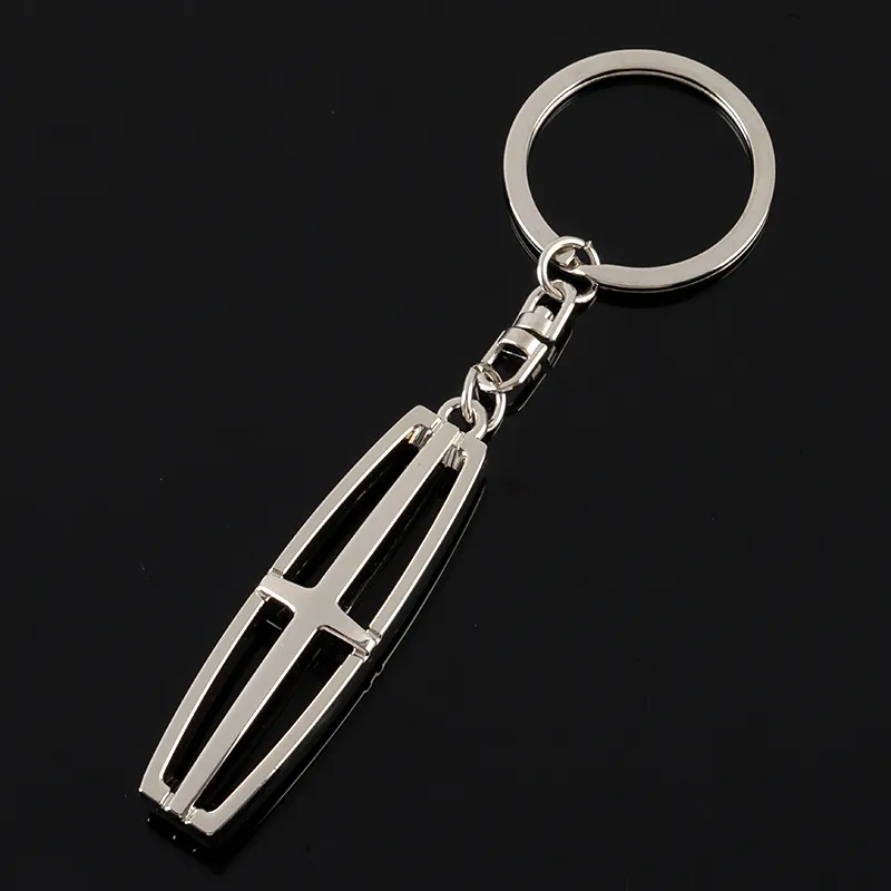 3D Car Keychain Llavero Keyring For LINCOLN Auto Key Chain Ring Auto Car Styling Keyholder Metal Keychain 4S Gifts