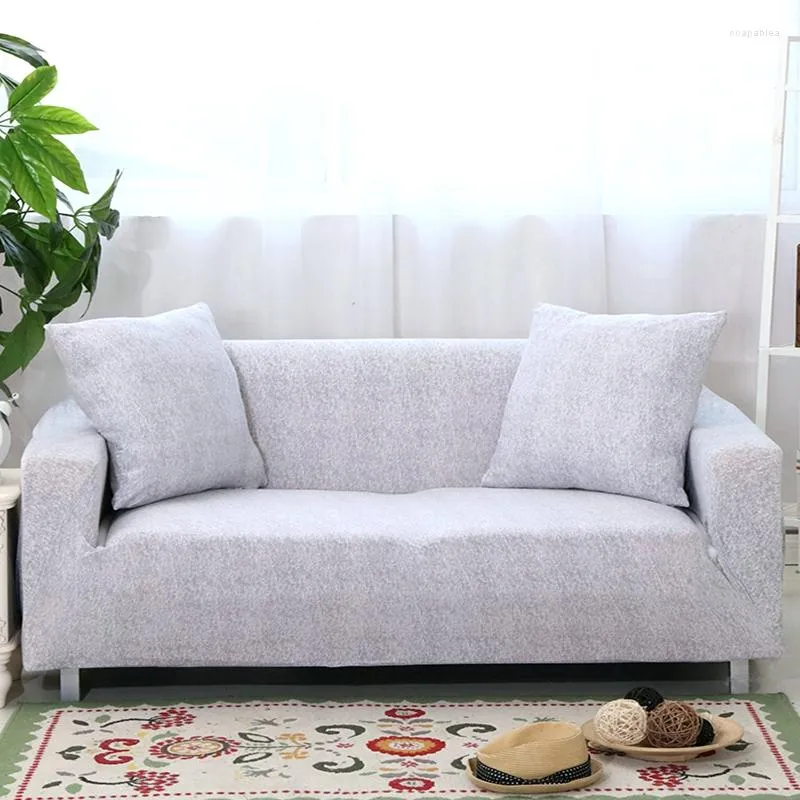 Sandalye, oturma odası için gri renk kanepe elastik kapsar slipcovers evcil köşe kapağı tek çift üç dört koltuk