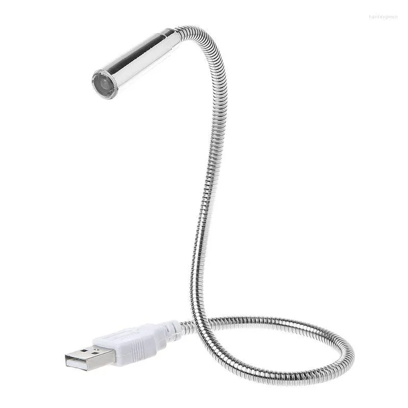 Table Lamps USB Flexible Light Keyboard Lamp Rechargeable Adjustable Hose Night Illumination Plug For PC Computer Desktop Book Reading