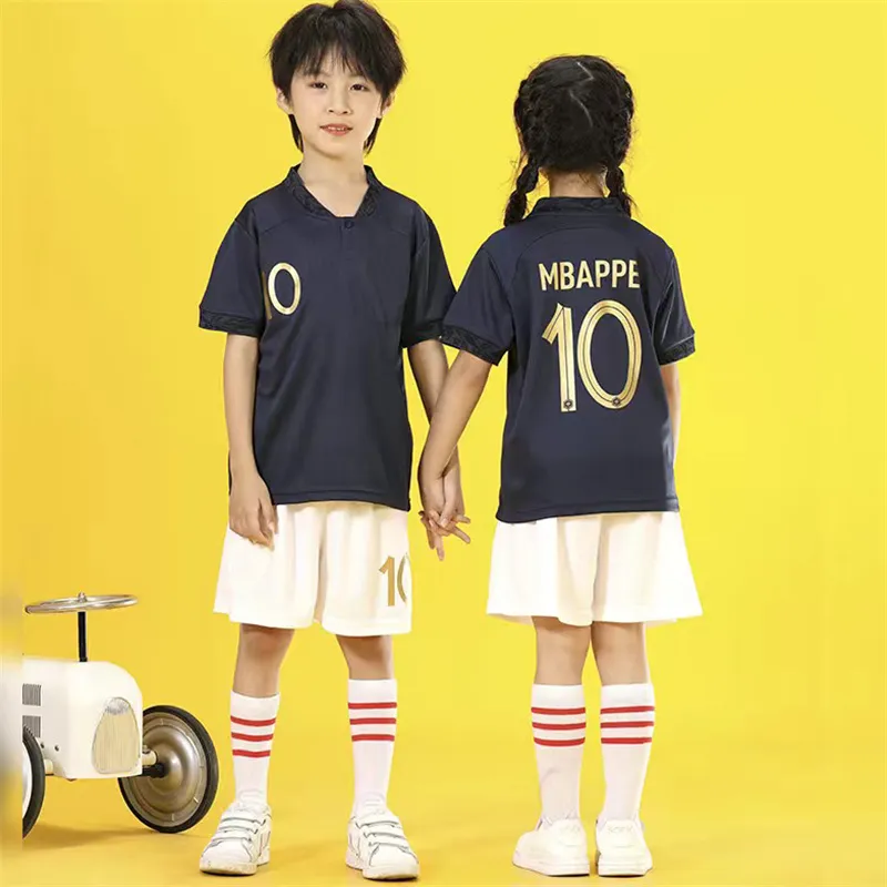 Fans spelerversie Argentinië voetbal jerseys kind kinderen kit mannen dames voetbal shirt kinderen zomerse kleding sets ademende voetbalkit