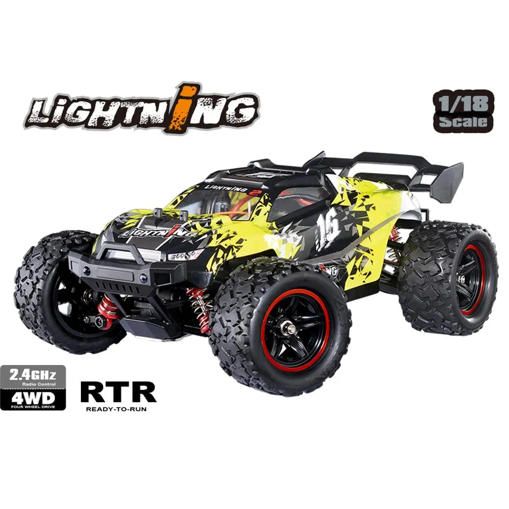 O9 1-18 RC CAR 2.4G سيارة عالية السرعة عالية السرعة على الطريق شاحنة الطريق مع بطارية للأولاد طفل هدية عيد الميلاد