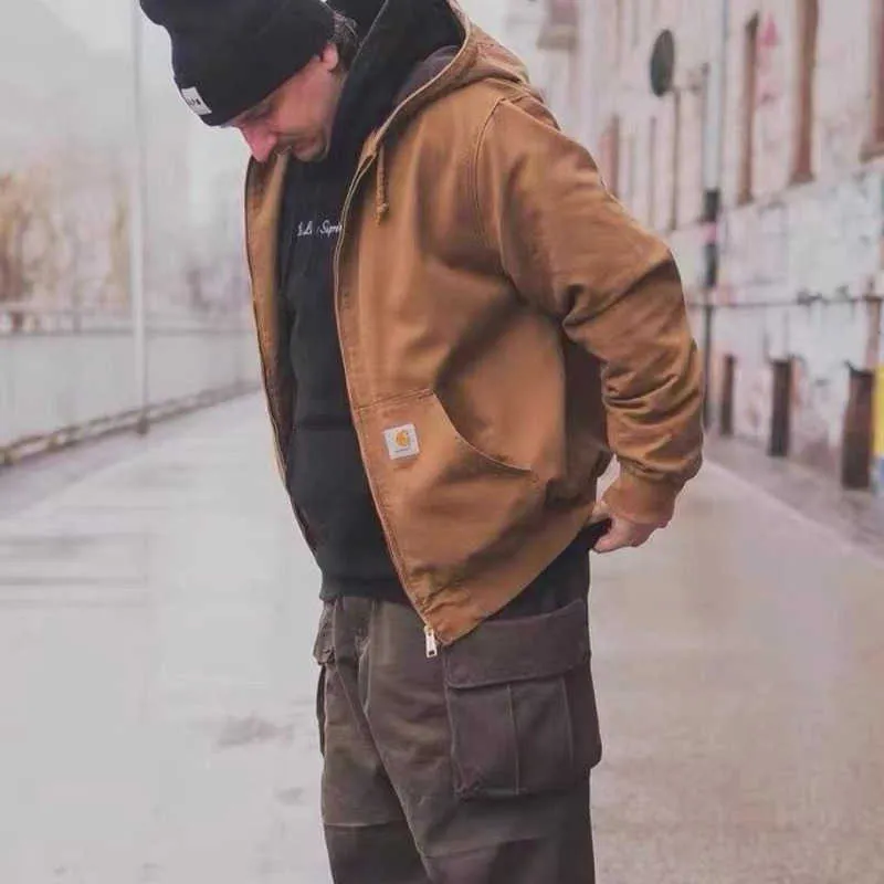 Mens long work coat sale