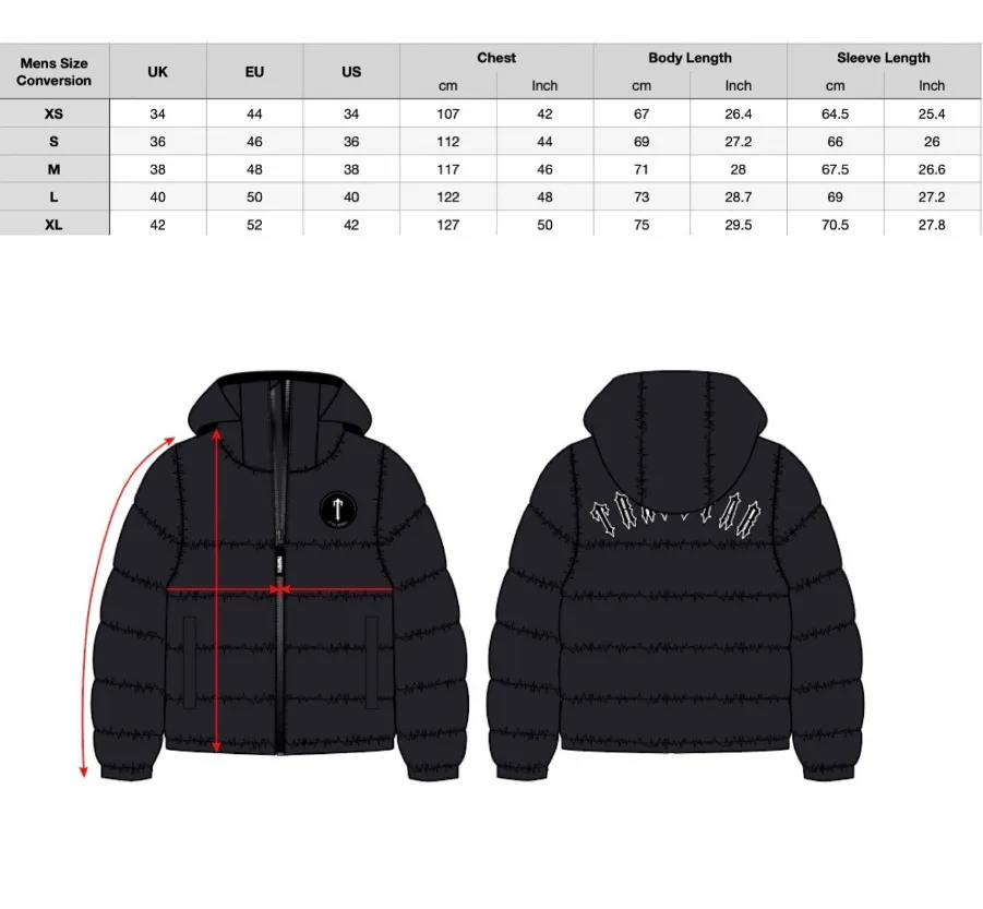 DHgate.com:Trapstar London Unisex Shiny Black Parka Down DHgate.com:Trapstar London Unisex Shiny Black Parka Down