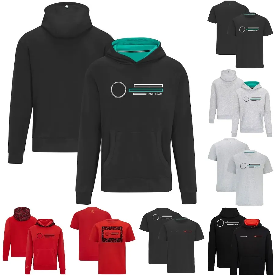 F1 Racing Team Hoodie Driver Sweatshirt Formula 1 T Shirt Fashion Car Logo Short Sleeve Quick