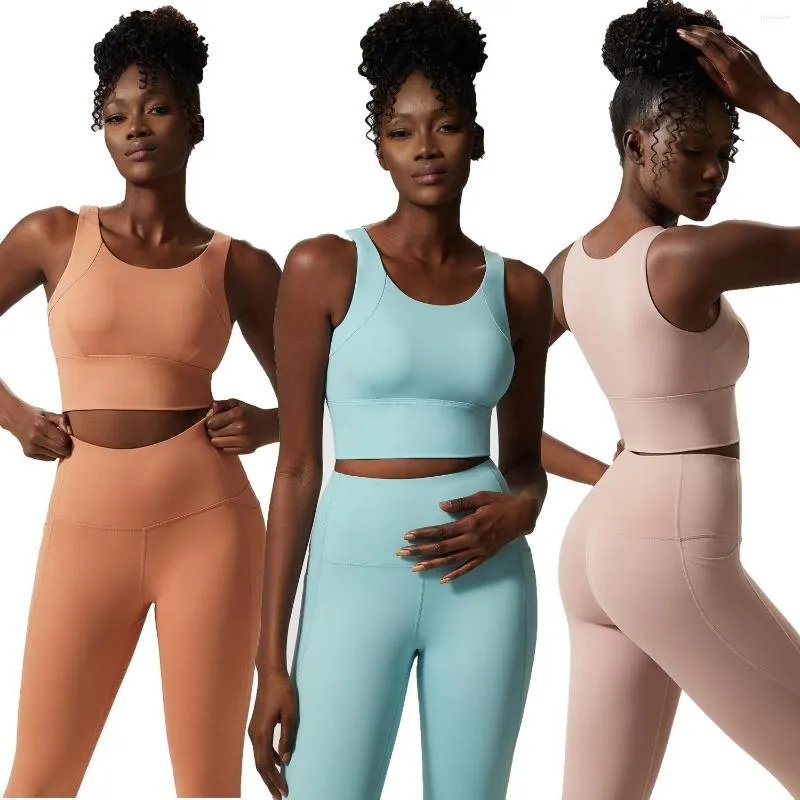 Womens Active Yoga Set With Bra, Bulift Pocket, And Leggings Sportswear Set  For Gym And Workout C161/C162 From Managuazi, $27.74