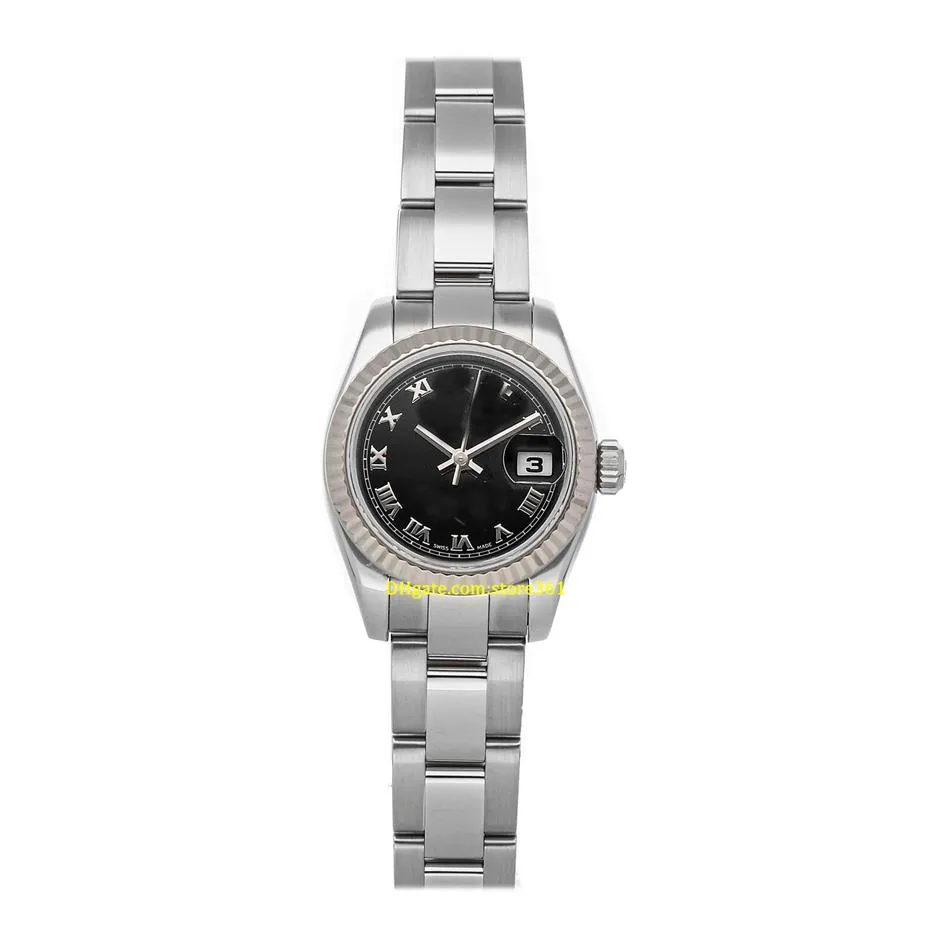 20 Style Casual Dress Mechanical Automatic Wristwatches Black Dial 26mm Steel Gold Ladies Armband Watch 1791742561