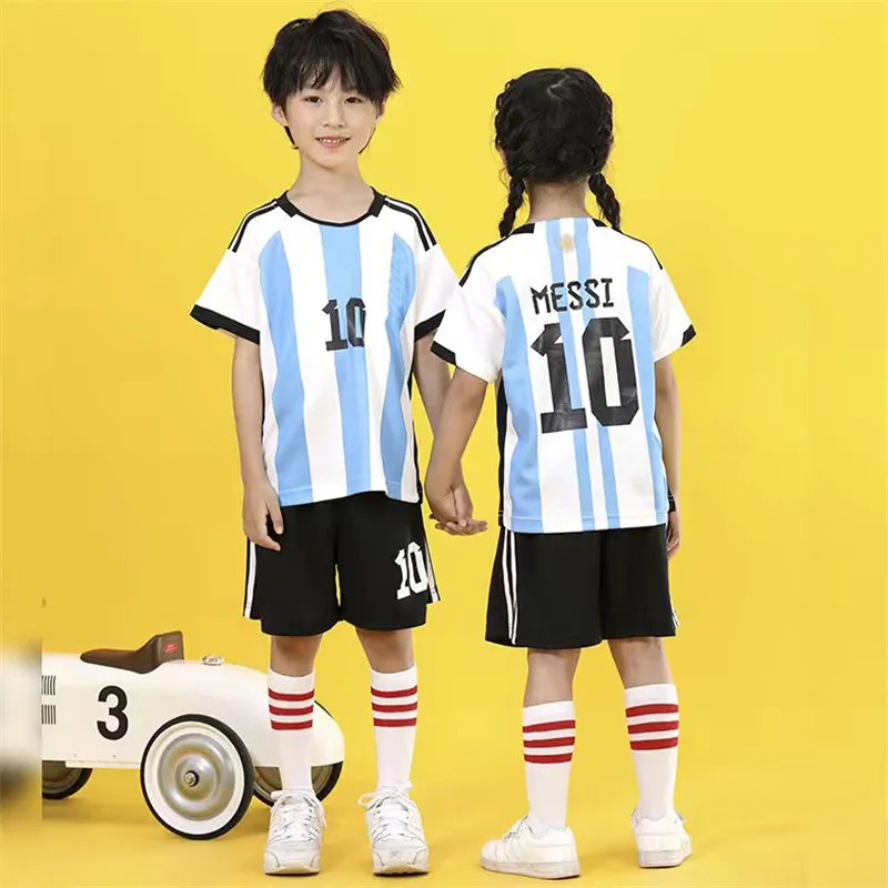 Baby Kids Soccer Kit Fan Wersja Wersja Koszulki piłkarskie Zestawy dla dzieci Męs